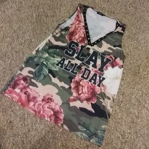A slay all day shirt from dice.
